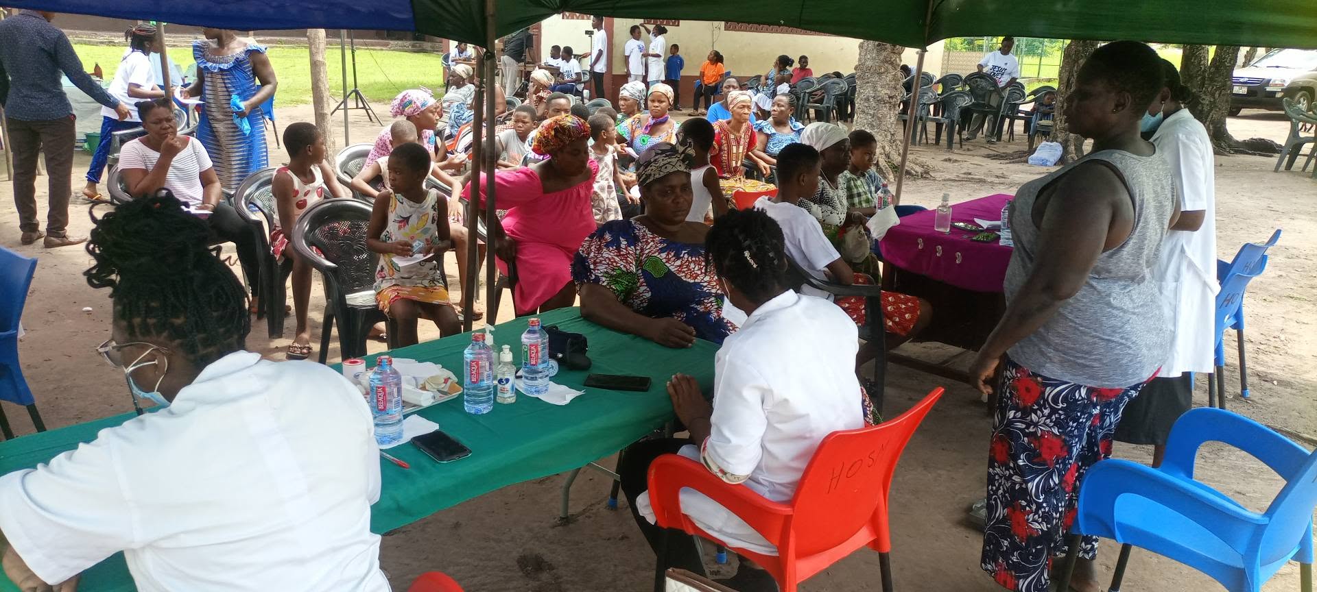 Hope Hills Mission medical outreach team serving participants