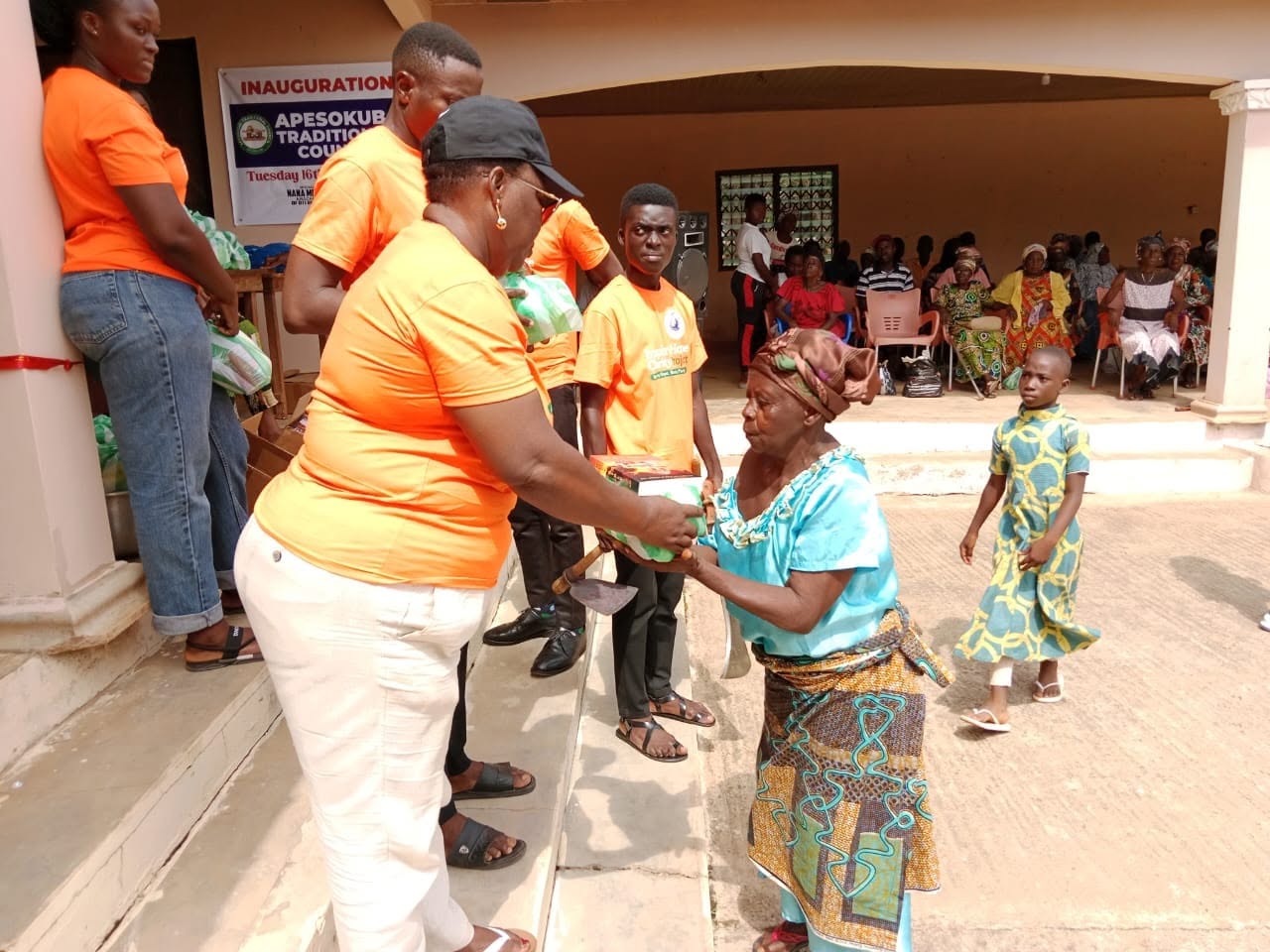 Hope Hills Mission volunteers interacting with community members