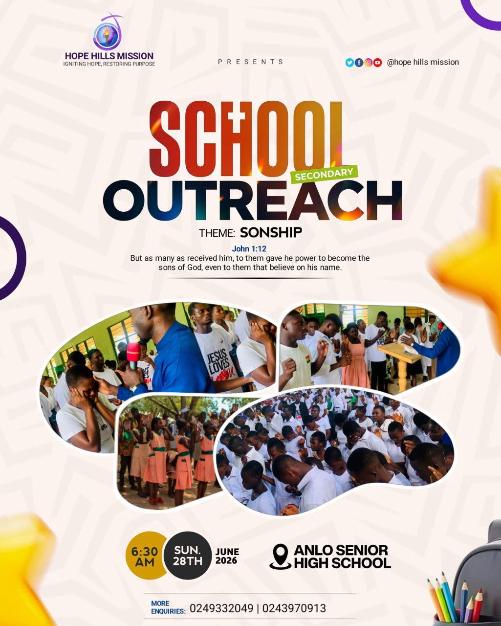 Hope Hills Mission school outreach program